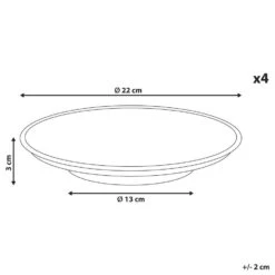 THYME - Bijzetborden Set Van 4 - Donkergroen - Steengoed -Bestekwinkel 70c0dffbdcb04586871a4454d8f044bb