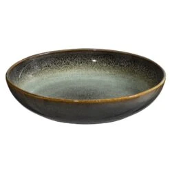 Pastabord Emma - Groen - Stoneware - Ø22 Cm