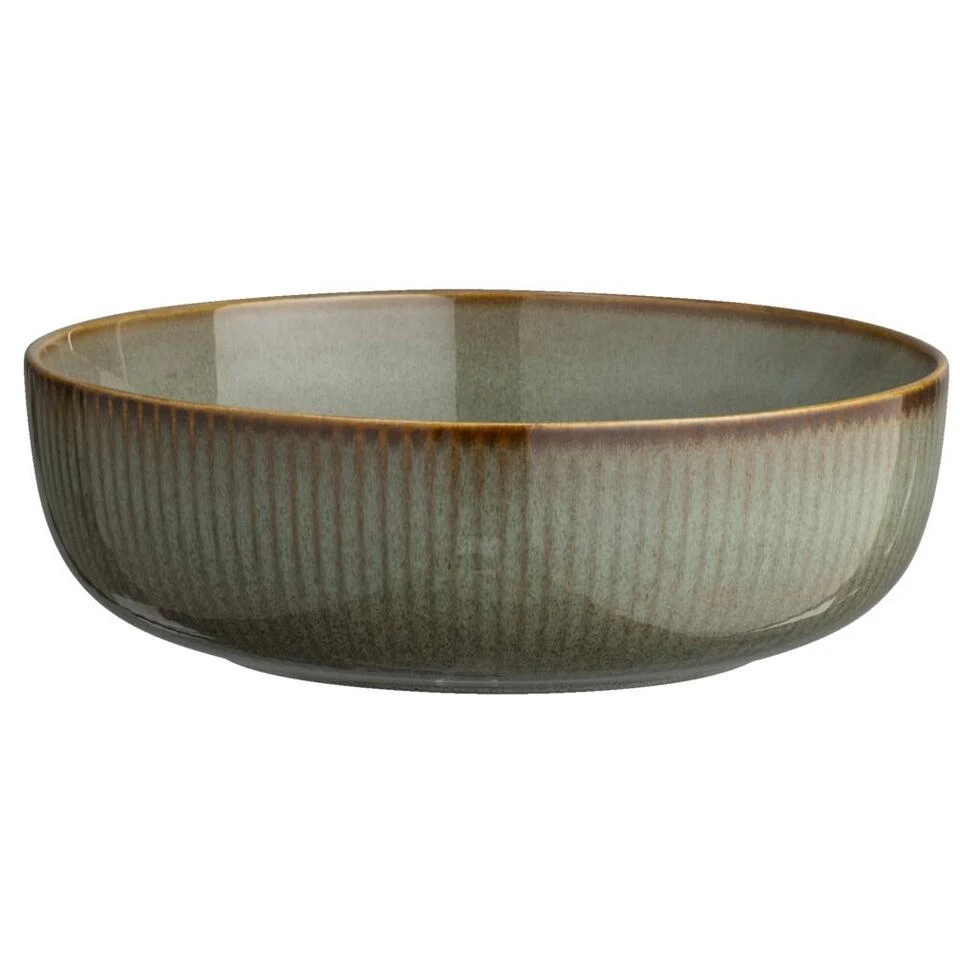 Saladeschaal Camille - Groen - Stoneware - Ø22,5 Cm 3 Saladeschaal Camille - Groen - Stoneware - Ø22,5 Cm