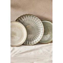 Ontbijtbord Bodhi - Beige Stoneware - Ø21,5 Cm -Bestekwinkel 72100481 1011