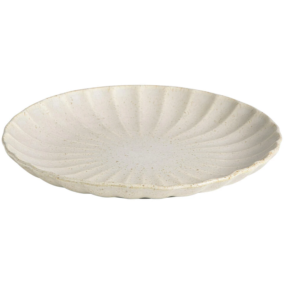 Ontbijtbord Flora Off-white Stoneware - Ø21,5 Cm 3 Ontbijtbord Flora Off-white Stoneware - Ø21,5 Cm