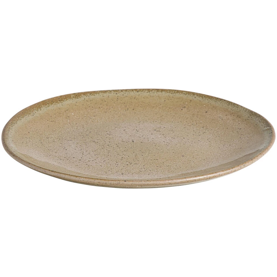 Ontbijtbord Nora Bruin Stoneware Ø21 Cm 3 Ontbijtbord Nora Bruin Stoneware Ø21 Cm