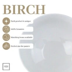 OTIX Pastaborden Bordenset 12 Persoons 20 Cm Porselein BIRCH 18 OTIX Pastaborden Bordenset 12 Persoons 20 Cm Porselein BIRCH -Bestekwinkel 744ec652566040bda6e491f84dbffbb9