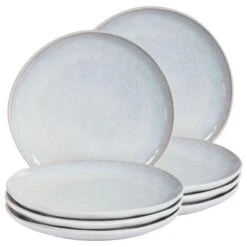 SESAME - Bijzetborden Set Van 8 - Lichtgrijs - Steengoed -Bestekwinkel 74e8bd9e3854403aba3c119444588adb