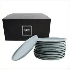 OTIX Ontbijtborden Bordenset 12 Persoons Dessertbord 21cm Aardewerk 21 OTIX Ontbijtborden Bordenset 12 Persoons Dessertbord 21cm Aardewerk -Bestekwinkel 75848348968d423794c42de00c9dcc95
