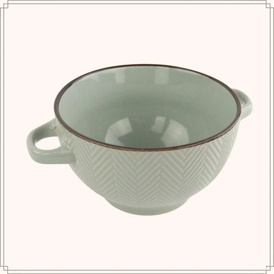 OTIX Soepkommen Met Oor Set Van 4 Verschillende Kleuren Soeptassen Aardewerk 13 OTIX Soepkommen Met Oor Set Van 4 Verschillende Kleuren Soeptassen Aardewerk - Afbeelding 11