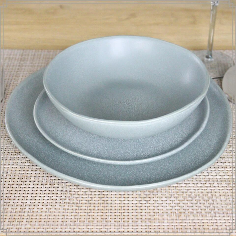 OTIX Ontbijtborden Bordenset 12 Persoons Dessertbord 21cm Aardewerk 4 OTIX Ontbijtborden Bordenset 12 Persoons Dessertbord 21cm Aardewerk - Afbeelding 2