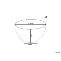 JUNIPER - Kom Set Van 4 - Lichtblauw - Steengoed -Bestekwinkel 7eed35b3613b426c92bc00f9f8647d4b