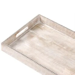 QUENA - Set Van 2 Dienbladen - Lichtbruin - Mangohout -Bestekwinkel 83a6551998834b13b8851b4d8caf0058