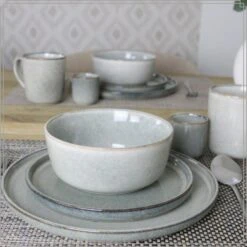 OTIX Soepkommen Zonder Oor Set Van 12 600ml Groen Aardewerk BEECH -Bestekwinkel 84b4ffa6628d46f6b1e4983f5f96a318