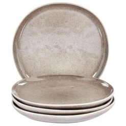 COSTMARY - Bijzetborden Set Van 4 - Grijs - Steengoed -Bestekwinkel 88cc915244ae486bb09aa6628879bfff