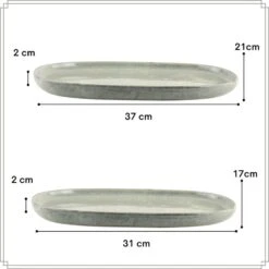 OTIX Serveerschaal Set Van 2 Tapas Schaal Serveerschotel Aardewerk 14 OTIX Serveerschaal Set Van 2 Tapas Schaal Serveerschotel Aardewerk -Bestekwinkel 8961095e201a44e4a9546fd3f53082f2