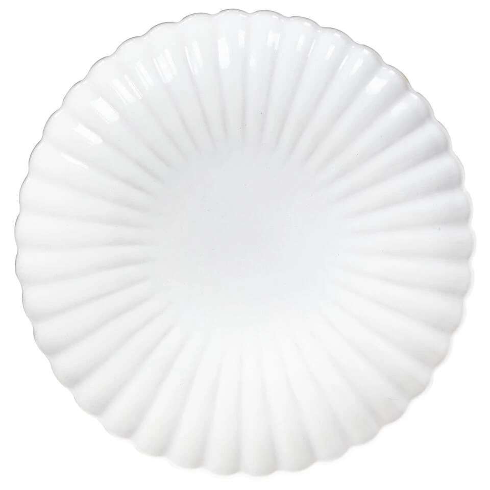 NETTLE - Dinerborden Set Van 4 - Gebroken Wit - Steengoed 8 NETTLE - Dinerborden Set Van 4 - Gebroken Wit - Steengoed - Afbeelding 6