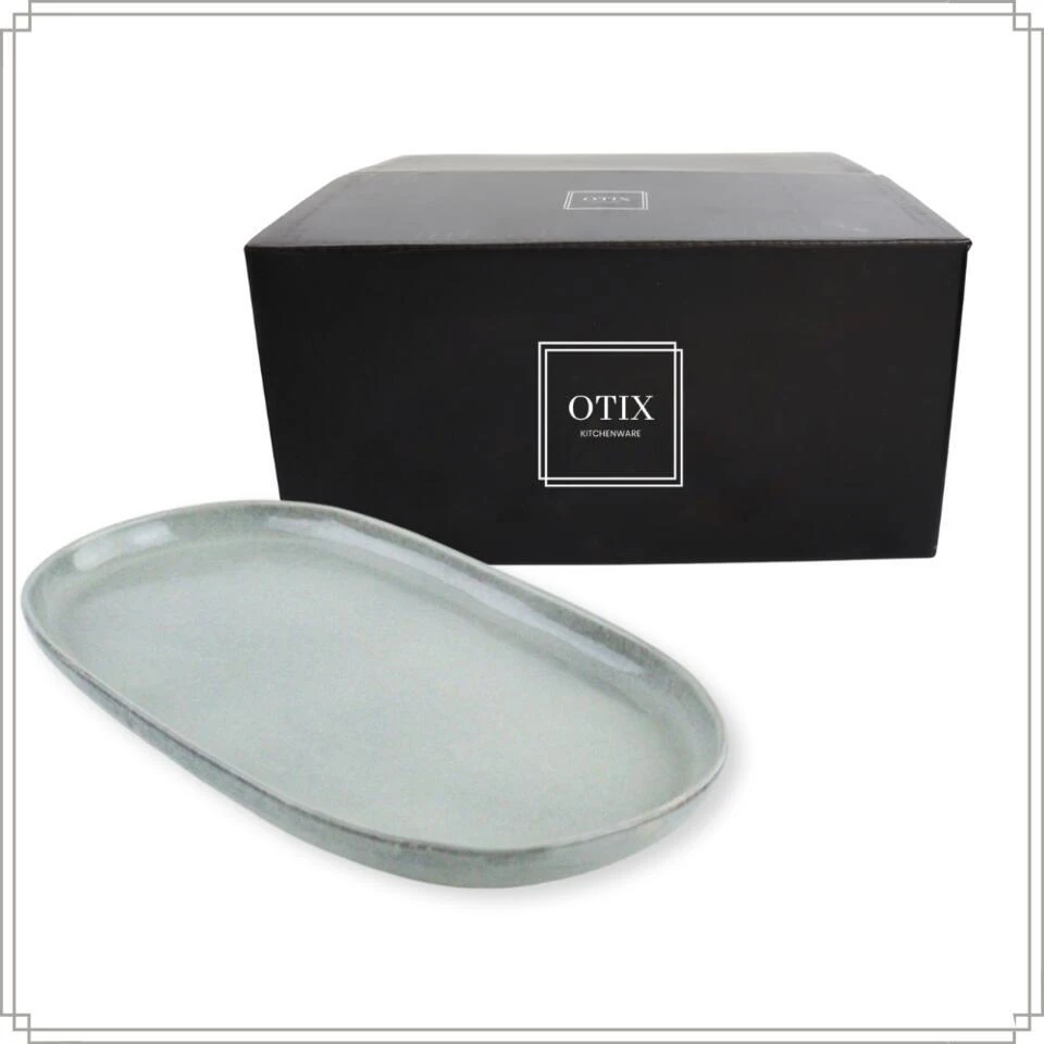 OTIX Serveerschaal Tapas Schaal Ovaal Serveerschotel 31x17 Aardewerk BEECH 10 OTIX Serveerschaal Tapas Schaal Ovaal Serveerschotel 31x17 Aardewerk BEECH - Afbeelding 8