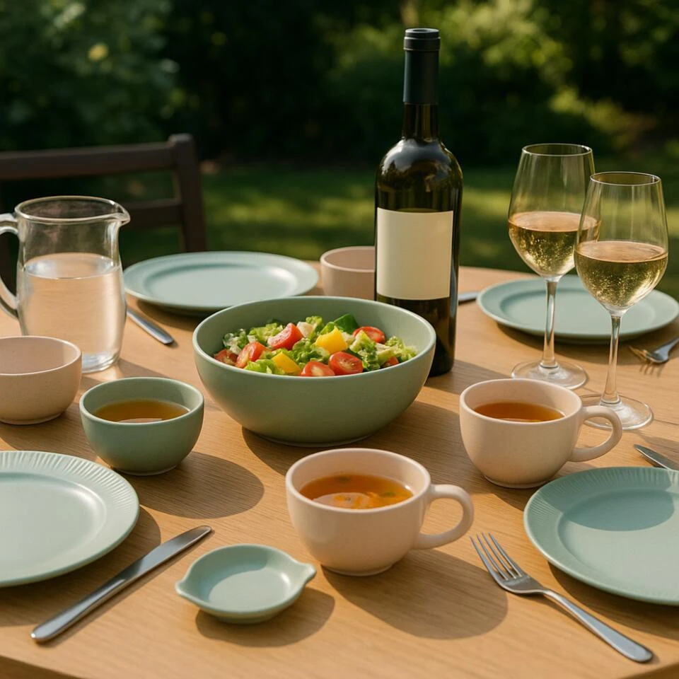 OTIX Serviesset 12 Stuks Aurora - Multikleur 6 OTIX Serviesset 12 Stuks Aurora - Multikleur - Afbeelding 4