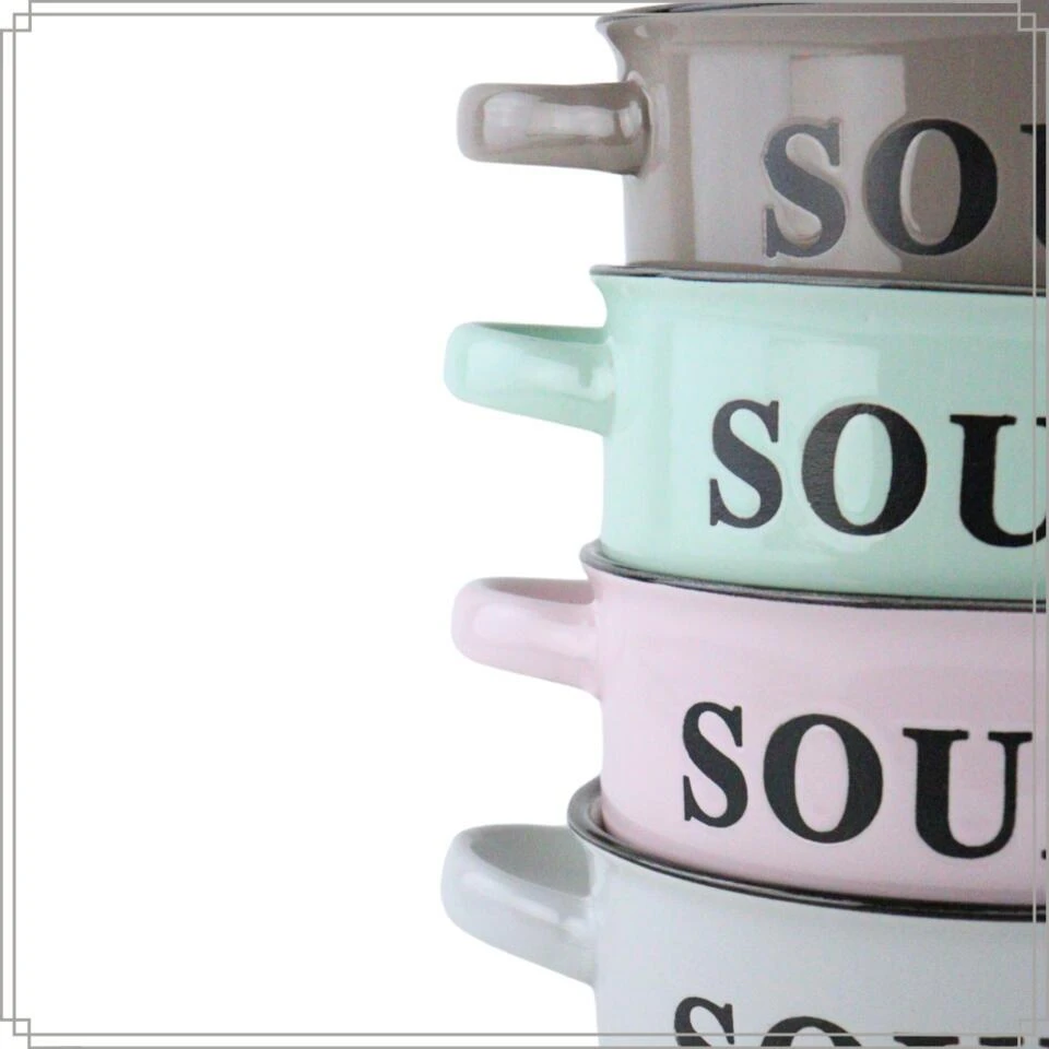 OTIX Soepkommen Met Oor Set Van 8 Schaaltjes 500ml Diverse Kleuren 9 OTIX Soepkommen Met Oor Set Van 8 Schaaltjes 500ml Diverse Kleuren - Afbeelding 7