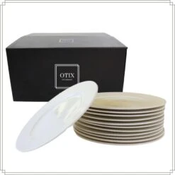 OTIX Ontbijtborden Bordenset 12 Persoons 20cm Dessertbord Ontbijtbo... -Bestekwinkel a0305bd102334e72a5d7c0a37fd4ade0