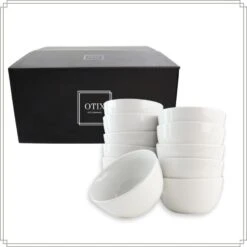 OTIX Soepkommen Zonder Oor Set Van 12 Schaaltjes Wit Porselein BIRCH -Bestekwinkel a811554f51ae48dfaa6e0da6447697ae