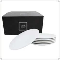 OTIX Dinerborden Bordenset 6 Persoons Wit 26cm Aardewerk ALDER -Bestekwinkel aa85b3da511847d1b21ceeab485e7c06