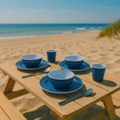 OTIX Serviessets 12 Delig Navara - Blauw -Bestekwinkel ab314a068b064f5d97148aee867064af