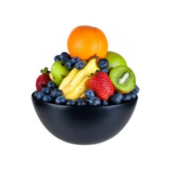 Excellent Houseware Salade/Serveerschaal - Deco Schaal - Glas - Donkerblauw - 28x12cm -Bestekwinkel ab3d90a6cdad4861bccc085684a38c05