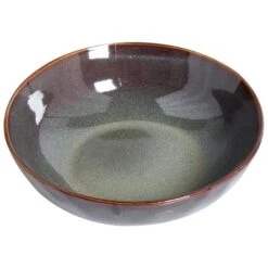 THYME - Diepe Borden Set Van 4 - Donkergroen - Steengoed -Bestekwinkel ad83ba6996b44fa487925f50cbc6e715