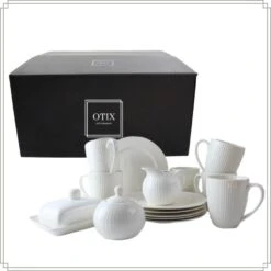 OTIX Serviesset 15-delig Ontbijtservies Bordenset 6-Persoons Ontbij... 25 OTIX Serviesset 15-delig Ontbijtservies Bordenset 6-Persoons Ontbij... -Bestekwinkel b249cccdc7d045f38ec353d9c92169aa