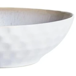 SESAME - Diepe Borden Set Van 4 - Lichtgrijs - Steengoed -Bestekwinkel bd2913778fe6433a92d71cc64d130d1f