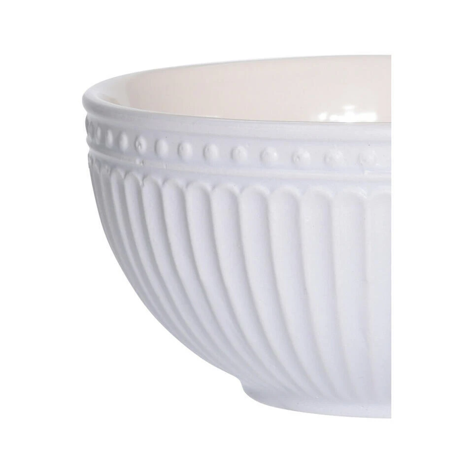 Excellent Houseware Kommen/schaaltjes - D14 X H7 Cm - Ivoor Wit 4 Excellent Houseware Kommen/schaaltjes - D14 X H7 Cm - Ivoor Wit - Afbeelding 2