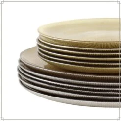 OTIX Dinerborden Bordenset 6 Persoons Onderborden Goud 15 OTIX Dinerborden Bordenset 6 Persoons Onderborden Goud -Bestekwinkel cadb5d6beacb4f3885030f566f186807