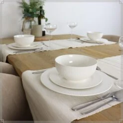 OTIX Serviesset 24-delig Bordenset 6-persoons Ontbijtborden Dinerbo... -Bestekwinkel cc3ff311998147d28379c78fadbcf7b5