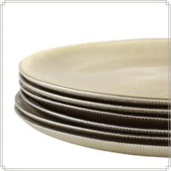 OTIX Dinerborden Bordenset 6 Persoons Goud Onderborden Kerst 27cm -Bestekwinkel cddc5f03cc714dc3a68d7444c889ca39