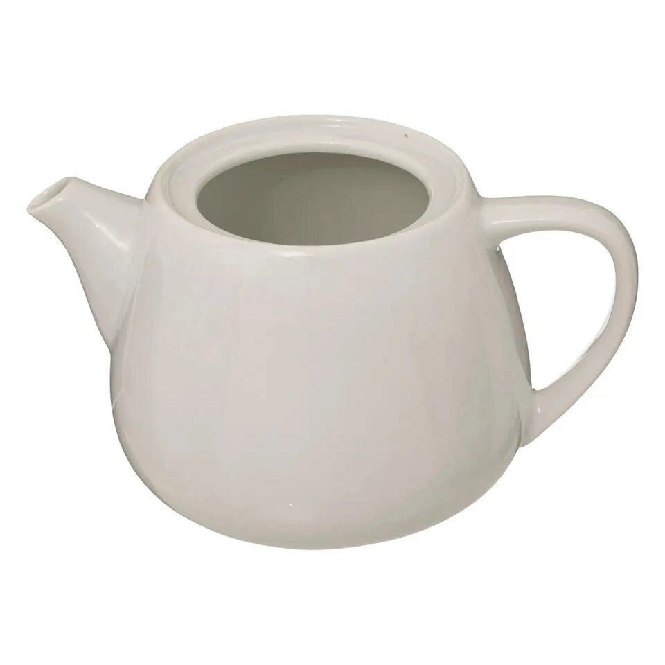 Merkloos Secret De Gourmet Theepot Cameron - 1000 Ml - Keramiek - Wit 4 Merkloos Secret De Gourmet Theepot Cameron - 1000 Ml - Keramiek - Wit - Afbeelding 2