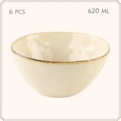 OTIX Soepkommen 6 Persoons Beige 620ml Keramiek -Bestekwinkel d7f86fad50b24889a83e451b0791387e