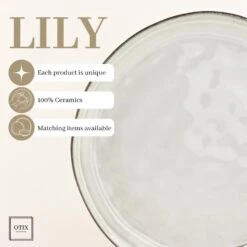 OTIX Diner Bordenset 6 Persoons Beige 26,5cm Keramiek LILY 20 OTIX Diner Bordenset 6 Persoons Beige 26,5cm Keramiek LILY -Bestekwinkel db64f026fdb44007aa3e1e7bf665ca6d