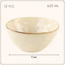 OTIX Soepkommen 12 Persoons Beige 620ml Keramiek MAPLE -Bestekwinkel dc1110730682473b9d51efc130d92df7