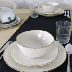 OTIX Dinerborden Bordenset 6 Persoons Beige 27cm Keramiek -Bestekwinkel dc511946850146f295234471bcdd463a