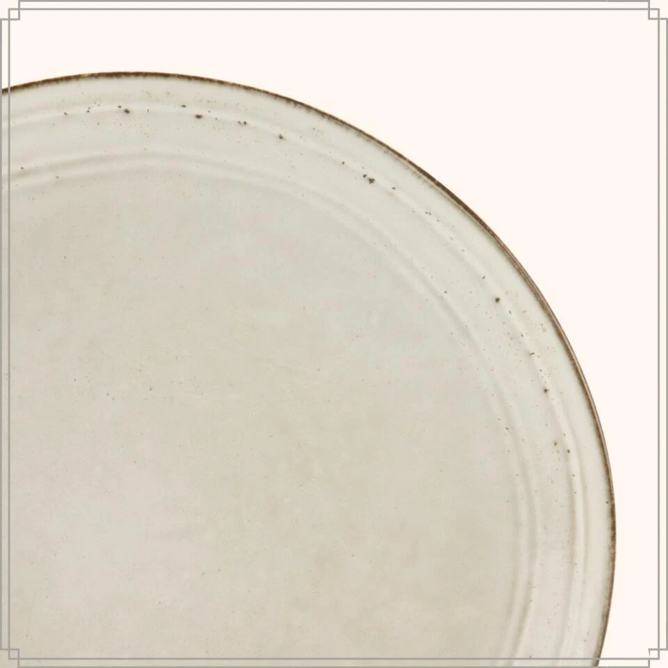 OTIX Dessert Ontbijt Bordenset 6 Persoons Beige 21cm Keramiek LILY 7 OTIX Dessert Ontbijt Bordenset 6 Persoons Beige 21cm Keramiek LILY - Afbeelding 5