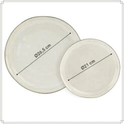 OTIX Serviesset 12 Delig Lily - Beige -Bestekwinkel ddc28d6b516f4e8ca53a62506154c1c8