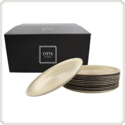 OTIX Dinerborden Bordenset 12 Persoons Goud Onderborden Kerst 27cm -Bestekwinkel e7c6be42c68c48138d014e3eb377b18d