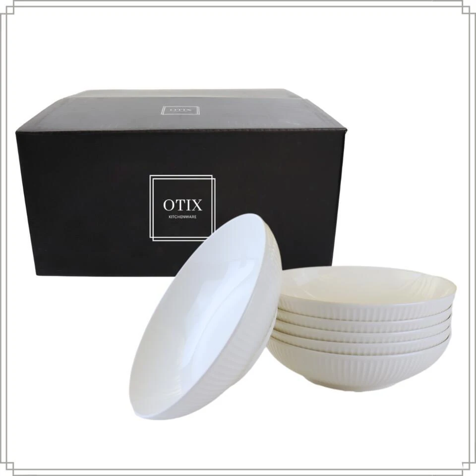 OTIX Pastaborden Bordenset 6 Persoons Diepe Borden Soepborden 20cm Wit Porsel... 10 OTIX Pastaborden Bordenset 6 Persoons Diepe Borden Soepborden 20cm Wit Porsel... - Afbeelding 8