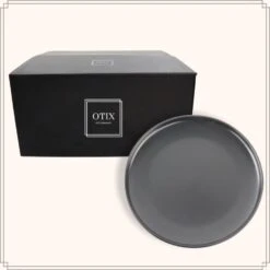 OTIX Dinerborden Bordenset 12 Persoons Zwart 27cm Keramiek WILLOW -Bestekwinkel f2aac7c7a33940f99d11987a4574b25f