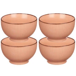 Merkloos Vivalto Schaaltjes/kommetjes - Porselein - Zalm Roze - D14 Cm -Bestekwinkel f565786a16c644879f4c90557825e66d