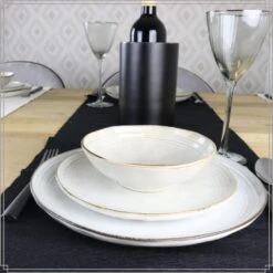 OTIX Serviesset 12 Delig Lily - Beige -Bestekwinkel f5e836707b24487f90a29b8bc6cf0710