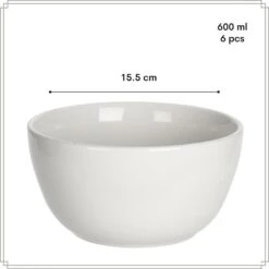 OTIX Soepkommen Zonder Oor Set Van 6 Schaaltjes Wit Porselein BIRCH -Bestekwinkel fb13bda55d2542ed96c8c1d39a6e2ba8