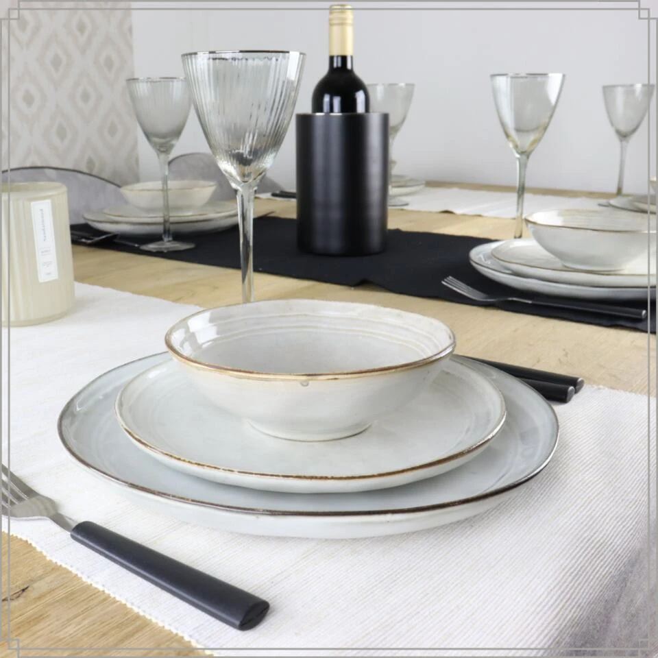 OTIX Soepkommen 6 Persoons Beige 15cm Soeptassen Keramiek LILY 6 OTIX Soepkommen 6 Persoons Beige 15cm Soeptassen Keramiek LILY - Afbeelding 4