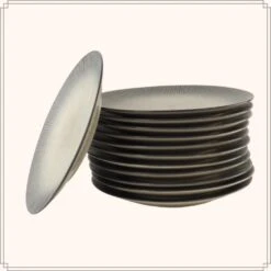 OTIX Dessert Ontbijt Bordenset 12 Persoons Zwart Taupe 21cm Keramiek TULIP 13 OTIX Dessert Ontbijt Bordenset 12 Persoons Zwart Taupe 21cm Keramiek TULIP -Bestekwinkel fd6a04ea0e784effb79a0ecb3c092d0a