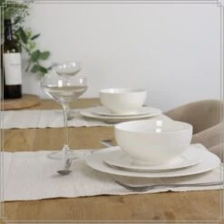 OTIX Ontbijtborden Bordenset 12 Persoons 20cm Dessertbord Ontbijtbo... -Bestekwinkel fe62e9164f444408a2eddcac64b753ec